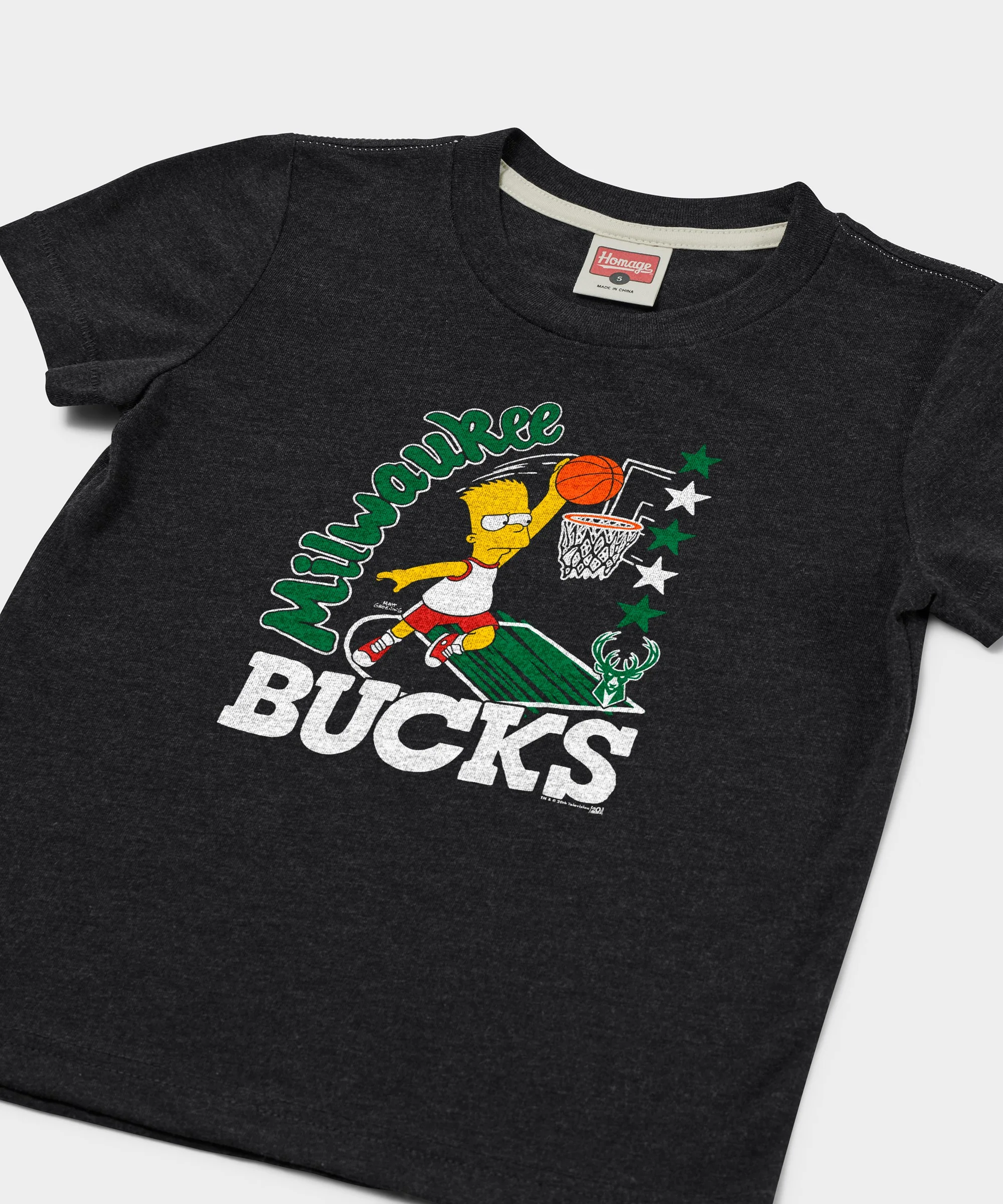 Youth The Simpsons Bart x Milwaukee Bucks - Image 2