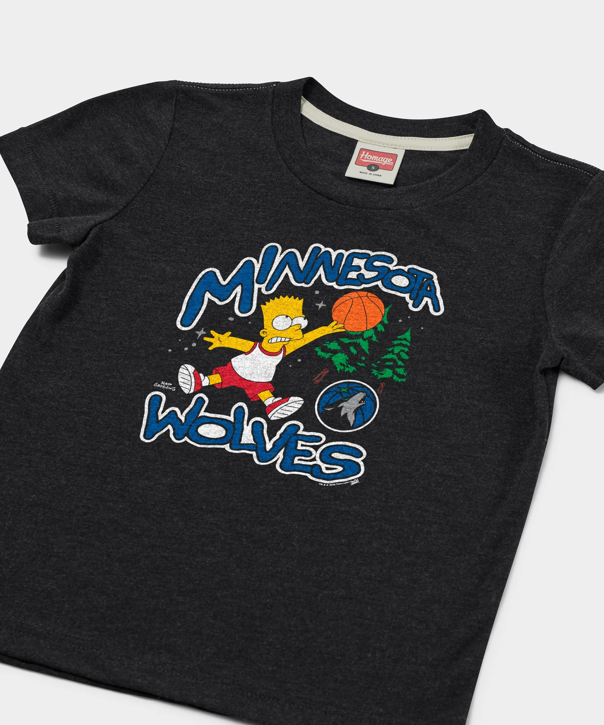 Youth The Simpsons Bart x Minnesota Timberwolves - Image 2