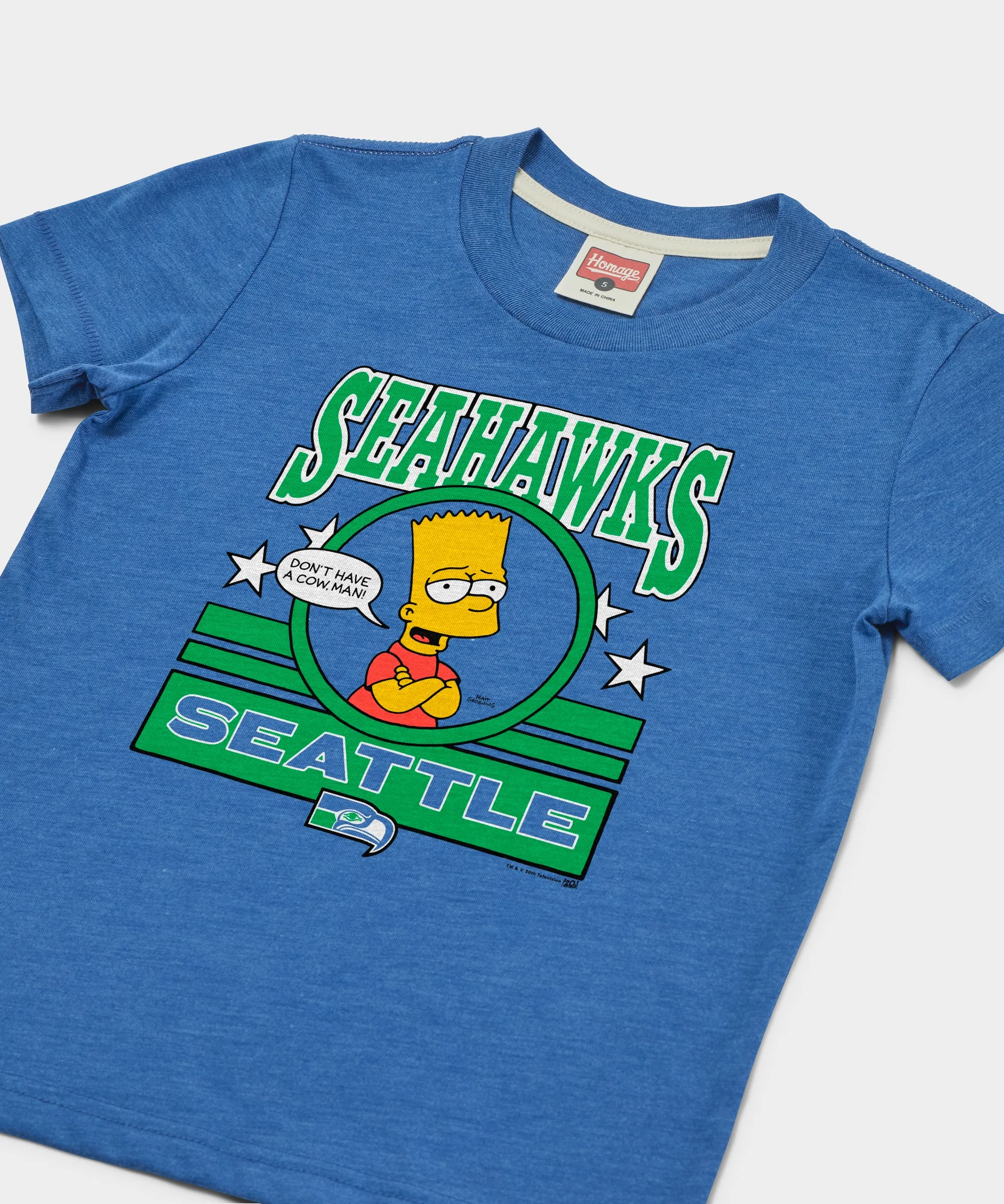 Youth The Simpsons Bart x Seattle Seahawks - Image 2