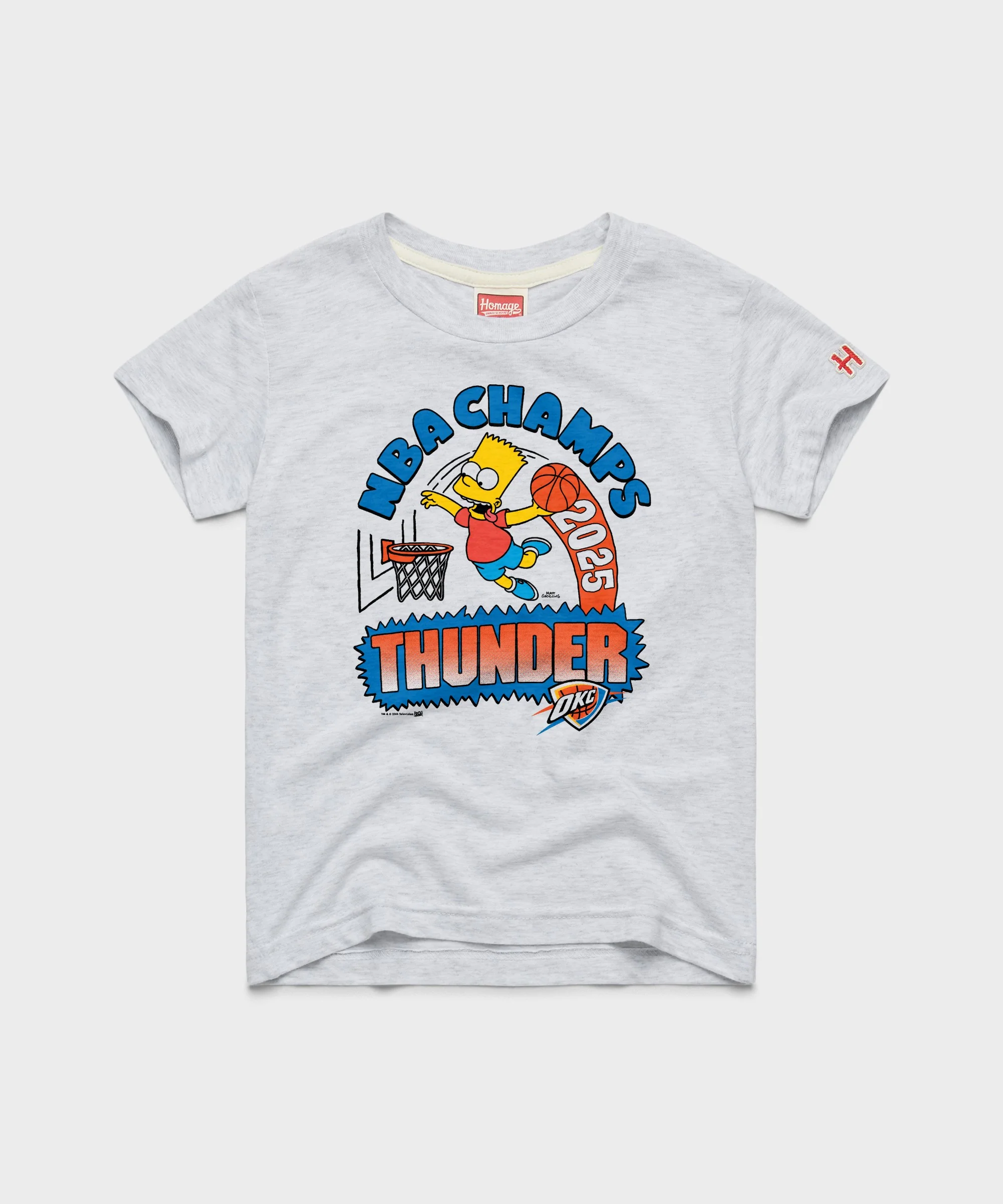 Youth The Simpsons Bart x Thunder 2025 NBA Champs