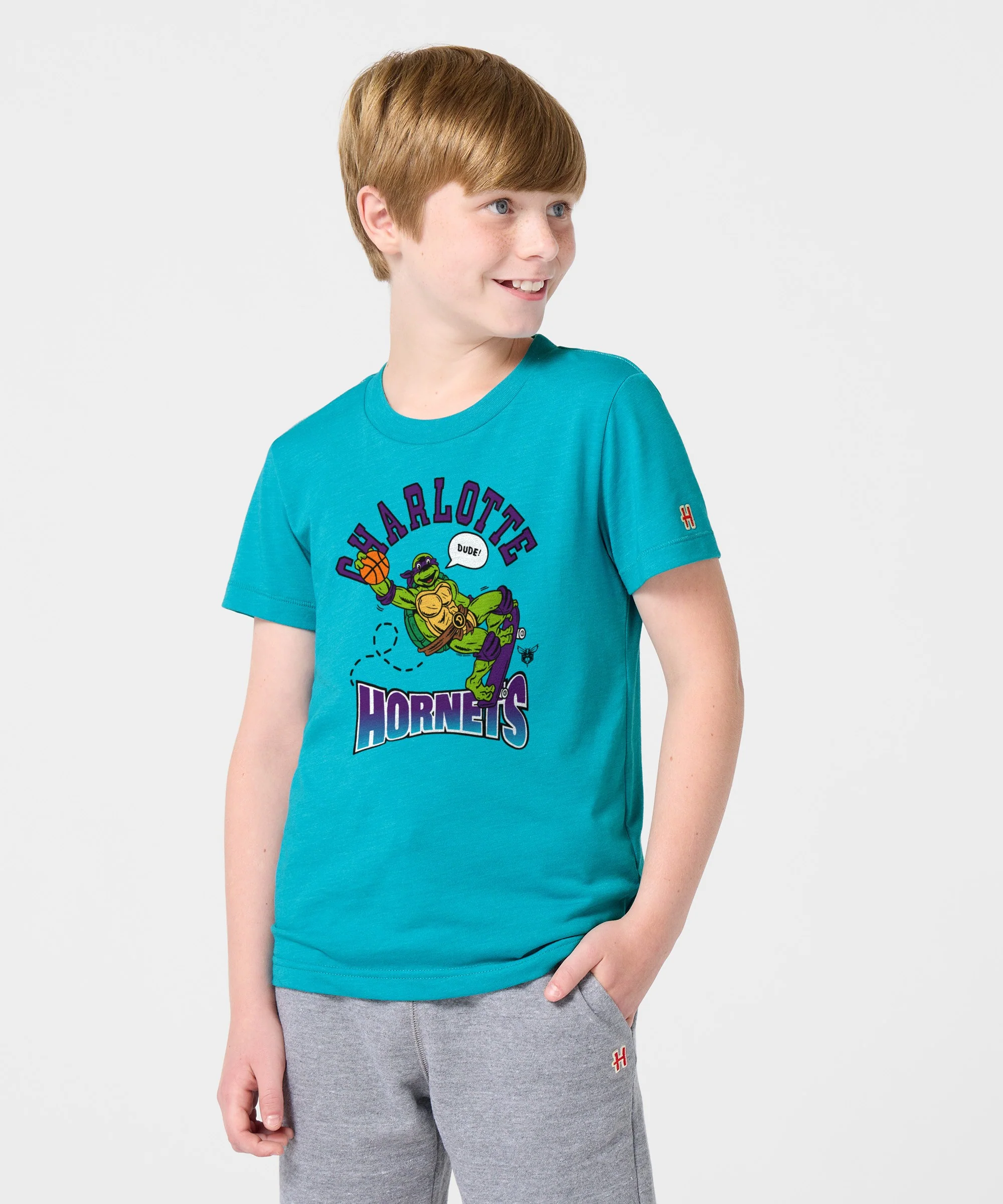 Youth TMNT Donatello x Charlotte Hornets - Image 3