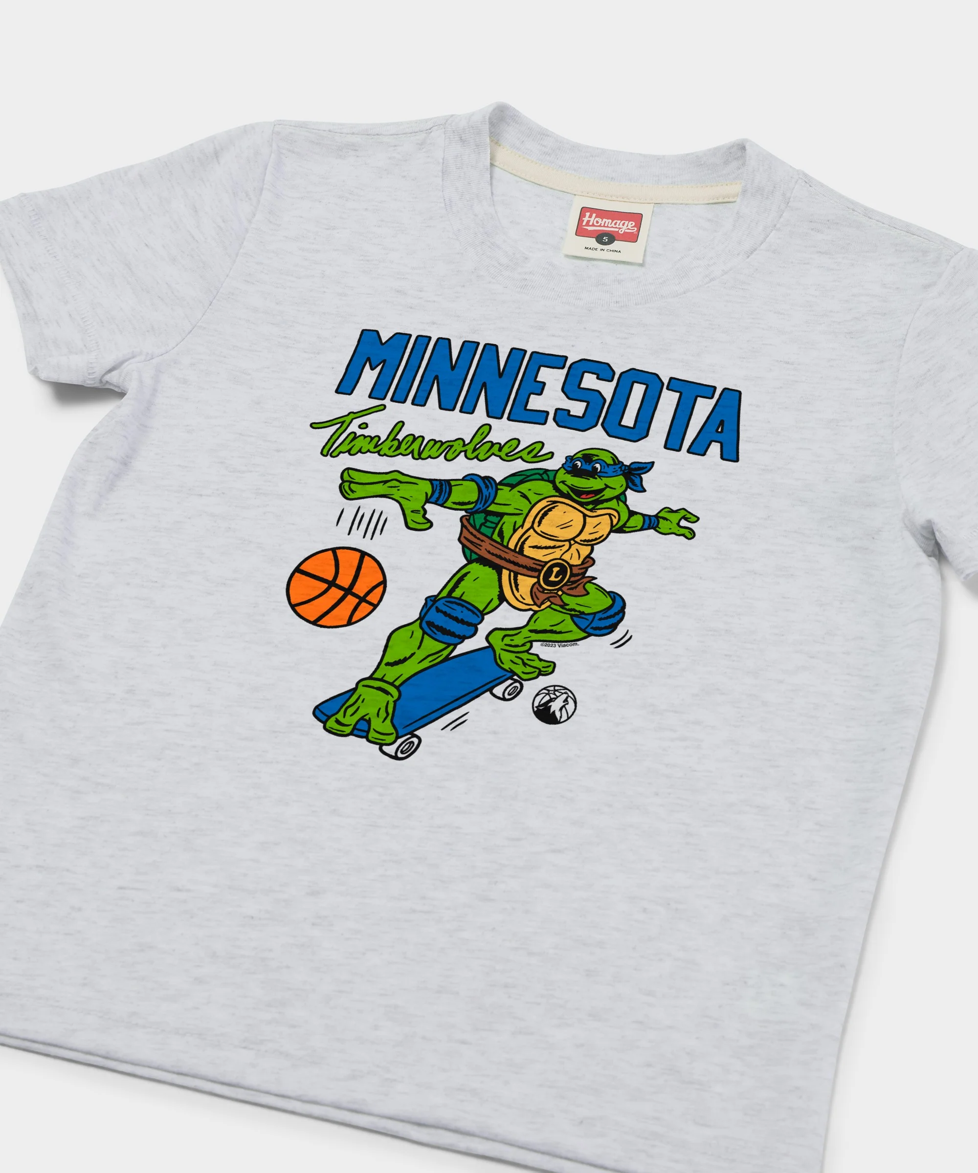 Youth TMNT Leonardo x Minnesota Timberwolves - Image 2