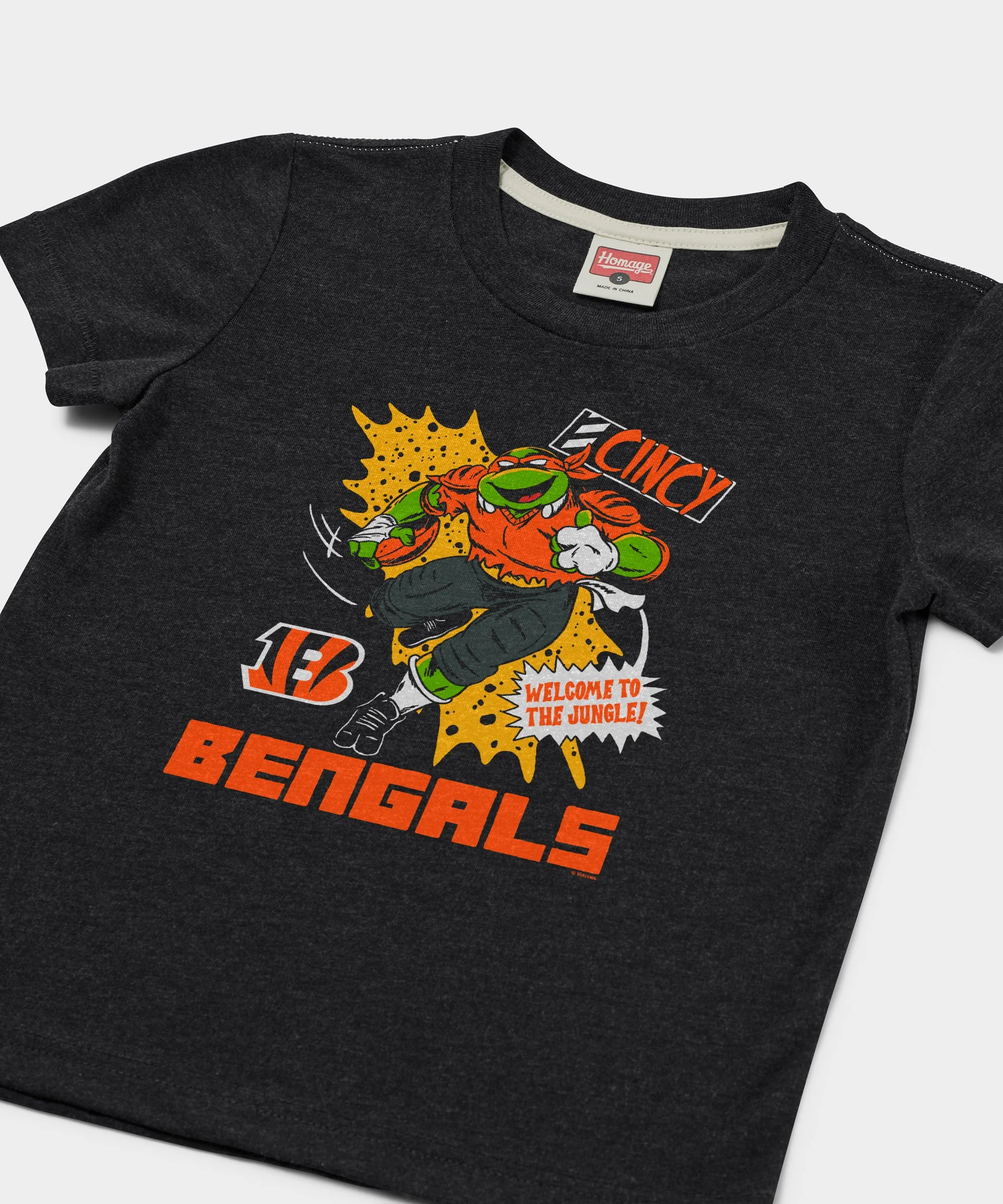 Youth TMNT Michelangelo x Cincinnati Bengals - Image 2