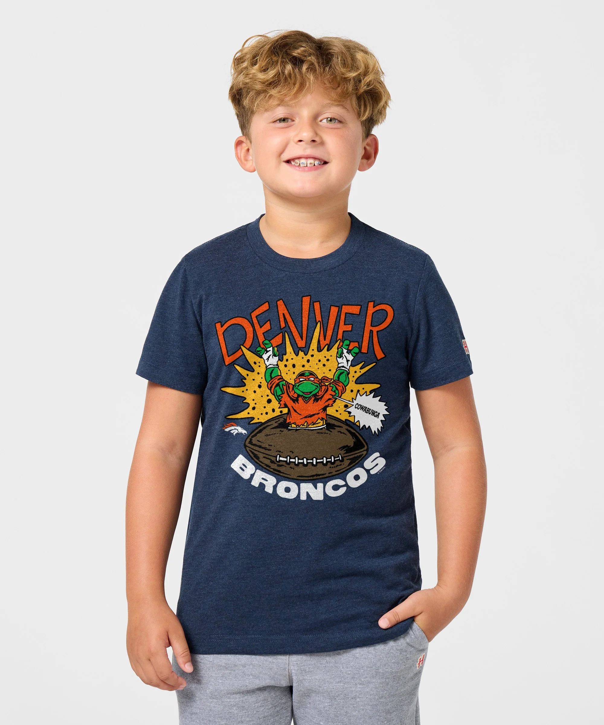 Youth TMNT Michelangelo x Denver Broncos - Image 3