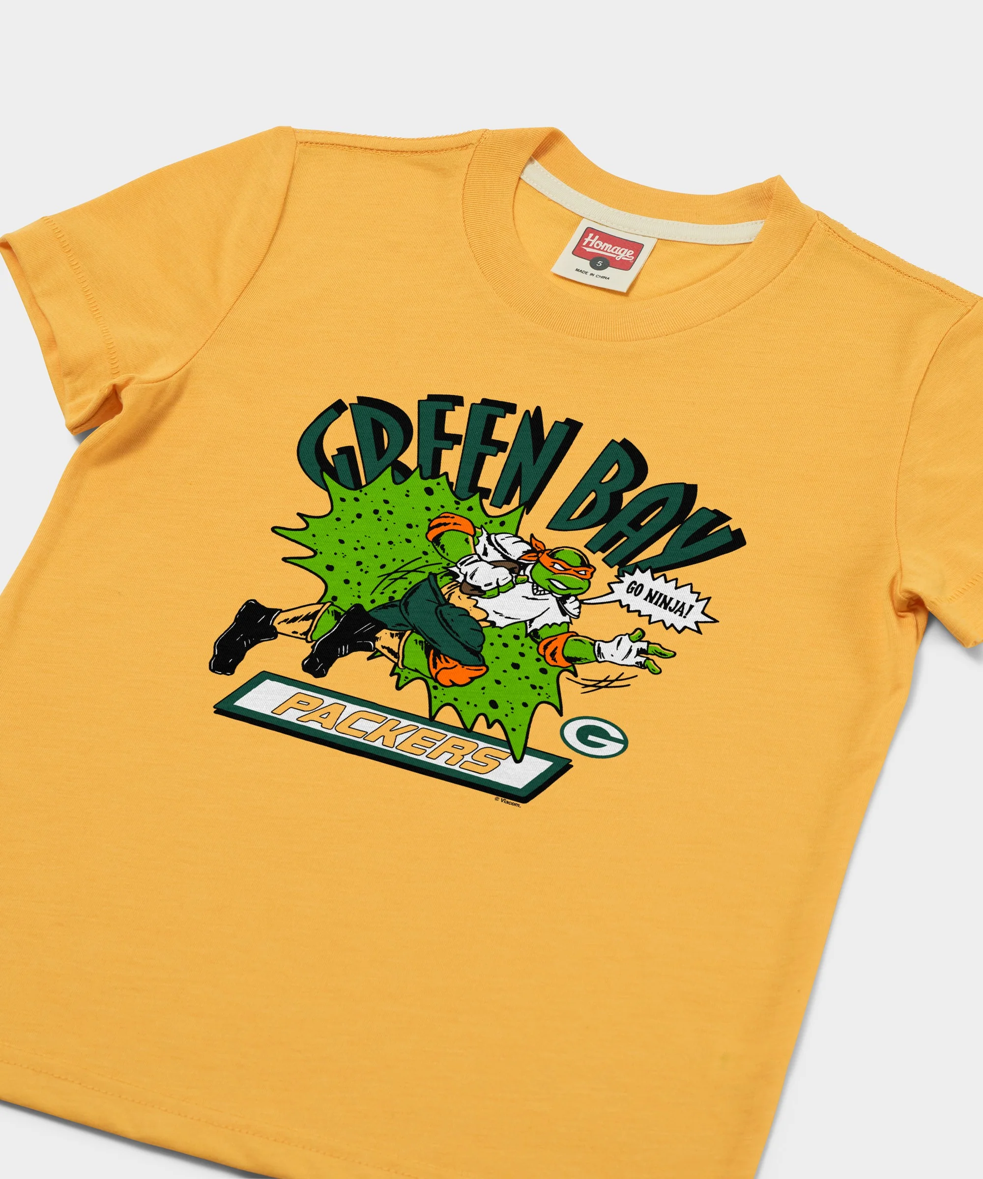 Youth TMNT Michelangelo x Green Bay Packers - Image 2