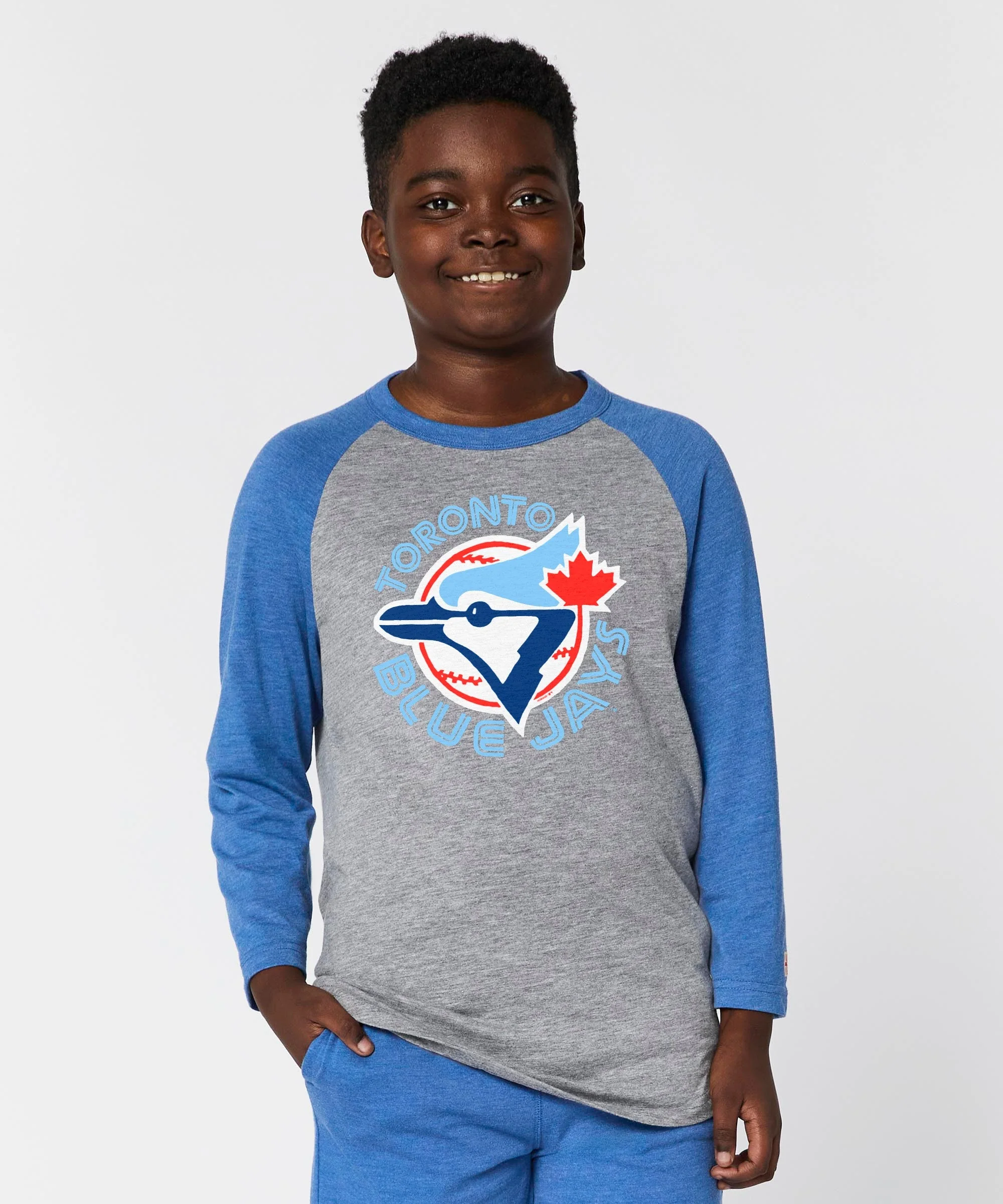 Youth Toronto Blue Jays '77 Raglan - Image 3